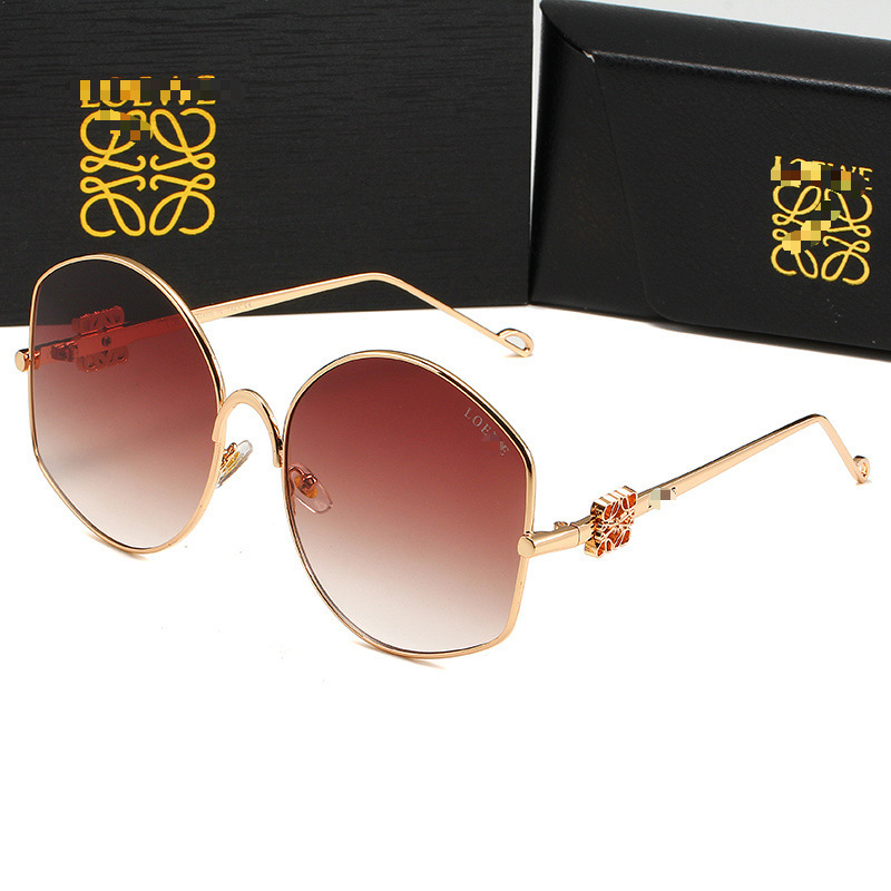New Fashion Cat Eye Sunglasses Retro Triangle Frame Simple Metal Full Frame Sunglasses Unisex
