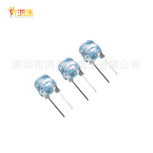 F8/8mm草帽暖白光0.5W/0.75W暖白 手电筒专用led灯珠红蓝绿快慢闪