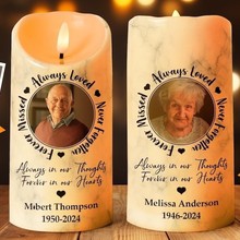 亚马逊独立站跨境专供 电子LED蜡烛纪念去世亲人怀念亲人一件定制
