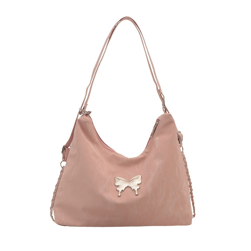 Autumn shoulder bag, capacious backpack, one-shoulder bag, western style