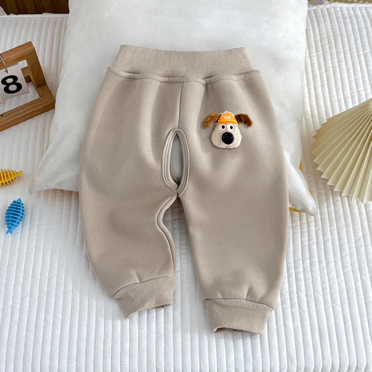 Mika color puppy (velvet open pants)