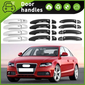 Audi A4 B8 A4L S4 üçün qapı qolu dekorativ çərçivə qoruyucu stiker (08-15)