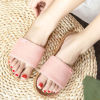 Slide, slippers, summer non-slip straw ethnic footwear for beloved platform indoor, ethnic style