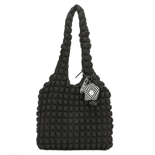 Amazon cross-border supply South Korean pleated shoulder bag, underarm bag, hand-held bag factory wholesale