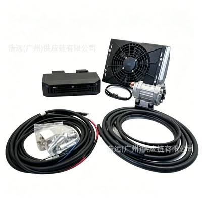 Original Manufacturer 404 Hidden Model Car Electric Air Conditioning Kit Single Cooling 24V Right-Hand Drive Car Sedan Heavy Truck Pickup