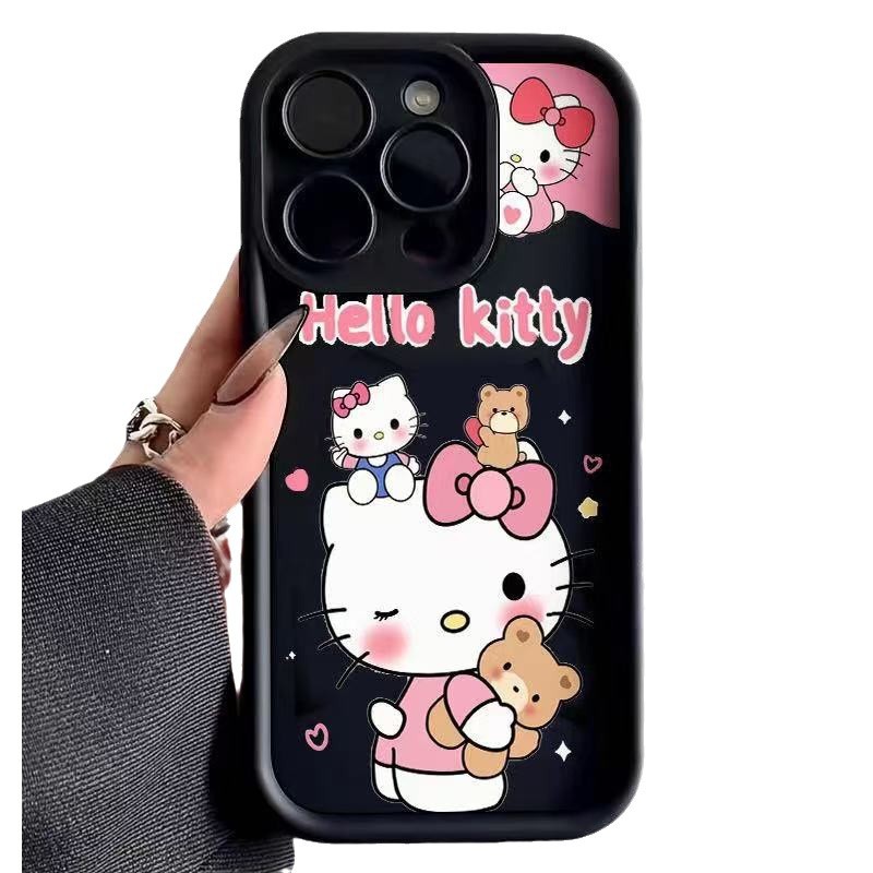 Funda linda para teléfono iphone16pro Apple 15 anti-caída 14 dibujos animados 13promax nuevo 12pro11