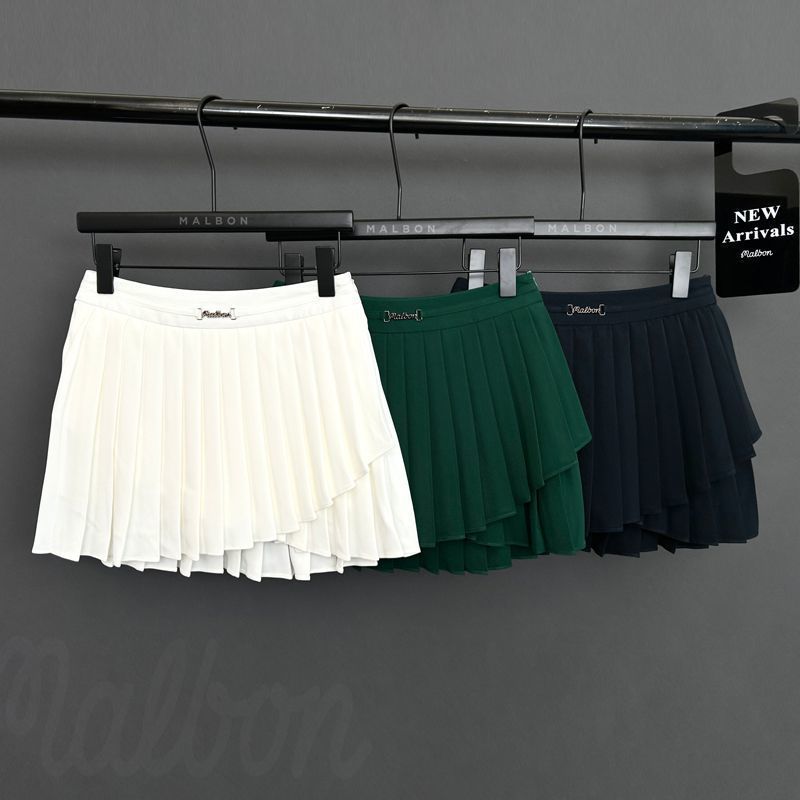 New Golf Skirt, Fashionable Korean Style Slim Pleated Skirt, Anti-Exposure Skirt, Quick-Drying Breathable Women's Skirt Summer