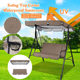 Cross-border Outdoor Swing Ceiling Sunshade Garden Courtyard Rainproof Outdoor Rocking Chair Cover Swing Cushion Ceiling Cover
