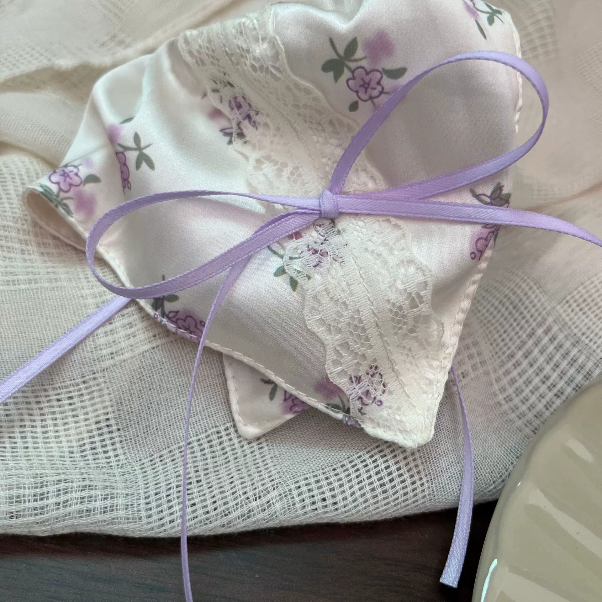 Милый свежий аксессуар для волос, фиолетовая хвостик, кружевное платье, DIY