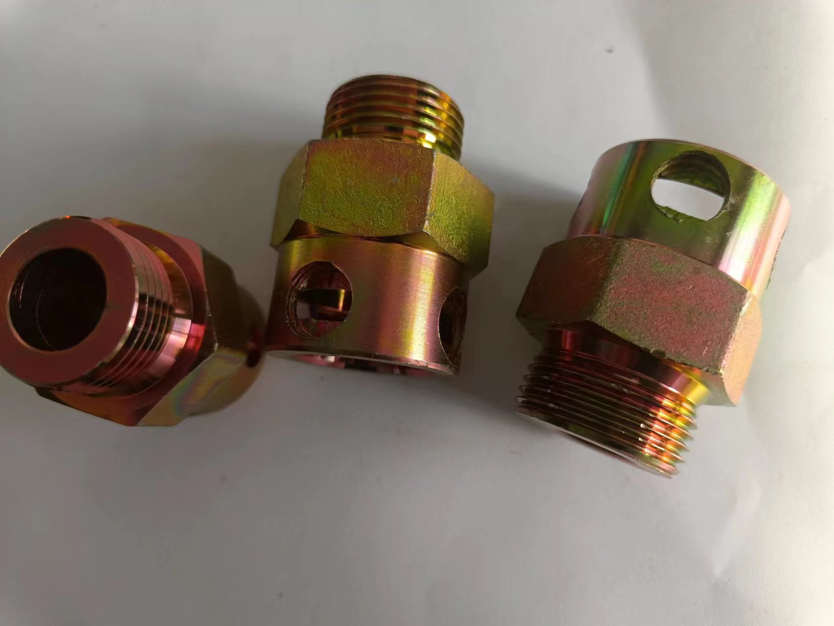 厂家生产煤机配件螺纹接头座  矿用KJ16  M30*2组合垫接头座现货