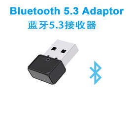 蓝牙5.3接收器Bluetooth5.3Adaptor电脑电视音箱耳机键盘鼠标usb