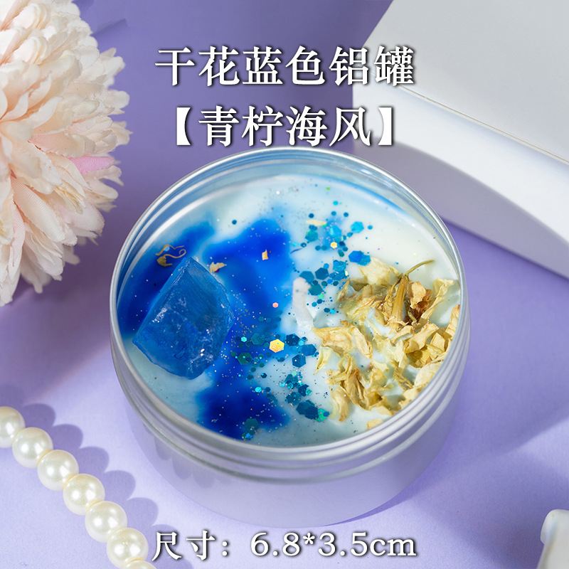 Flores secas conchas de cera de incienso hecha a mano alta sensación de dormitorio adornos incienso en vela de perfume al por mayor transfronteriza