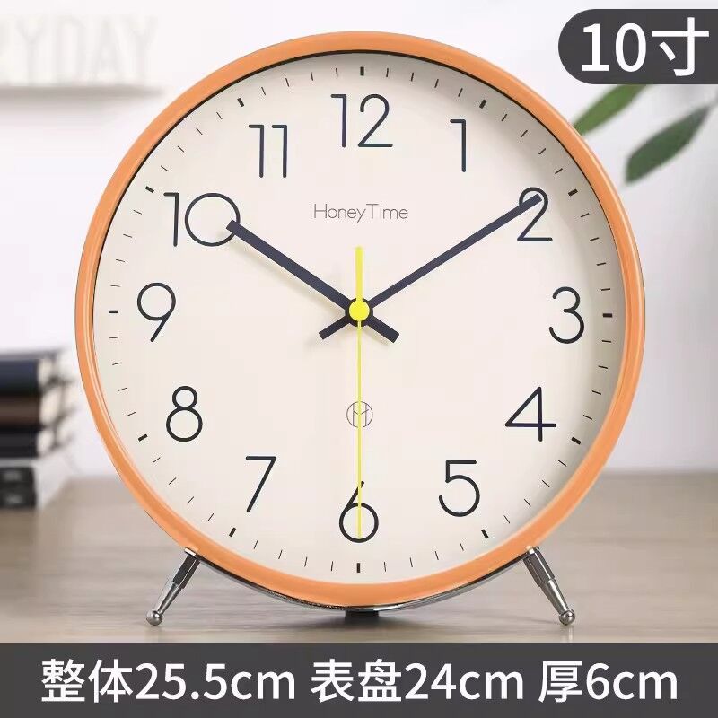 Reloj de escritorio, reloj de escritorio, despertador doméstico, sala de estar, reloj de escritorio silencioso, reloj simple, decoración, reloj de péndulo