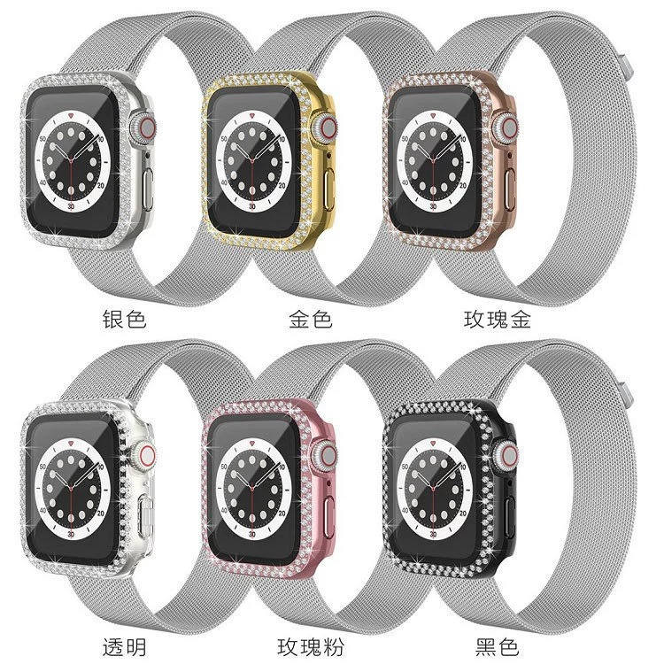 Защитный чехол для Apple Watch Apple Comeon PC одинарно-двойной мозаичный стальной химический Film интегрированный чехол iWatch