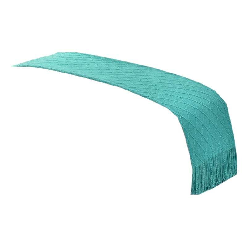 Houndstooth Homestay Internet Celebrity Bed Tail Towel Hotel Special Entry Luxury High-end Bed Scarf Blanket Towel Family Hotel Bed Flag