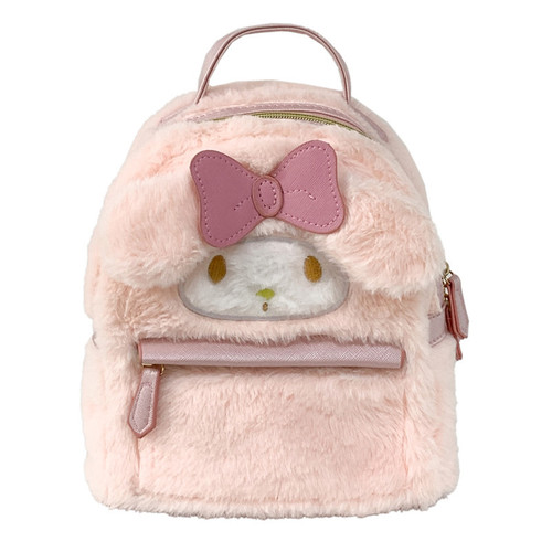  New Japanese Cute Women's Bag Cartoon Plush Backpack Girl Heart Furry Student School Bag Backpack Gift