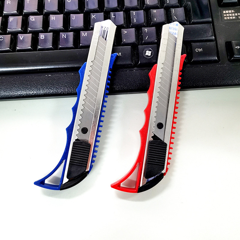 Large stainless steel art knife holder industrial metal cutter office paper cutting knife unpacking tool knife wallpaper knife