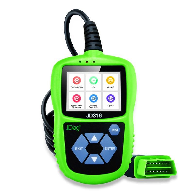 捷代 JD316 便携高效彩屏读码卡 汽车故障诊断仪器 Code Reader|ru