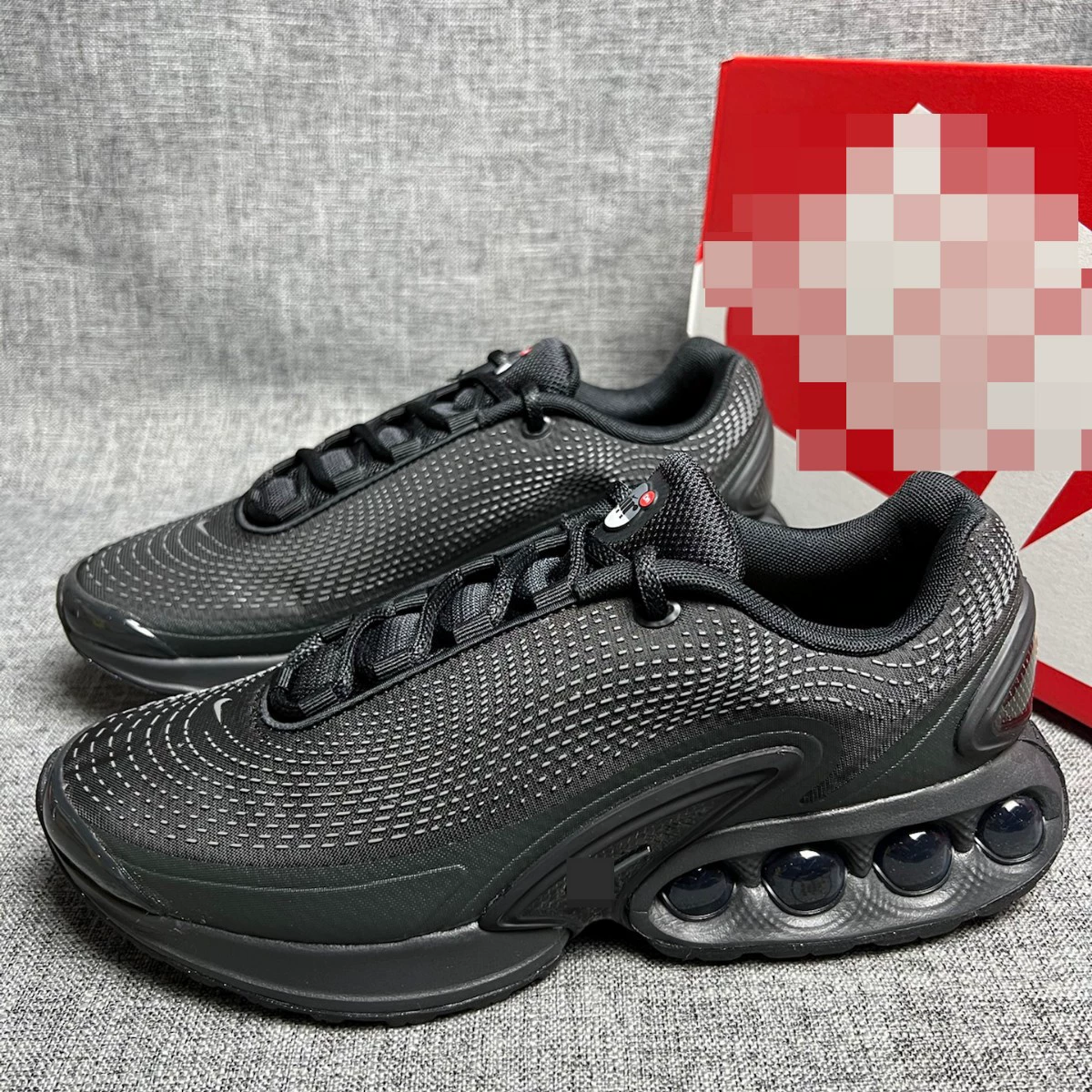 Putian обувь AIR MAX DN серии новые черные фиолетовые кроссовки на воздушной подушке