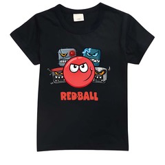 Red ball 4 kids summeショートスリーブボーダークロス女子キッズ上着36