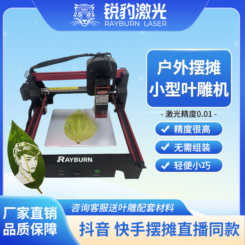 包邮小型叶雕机树叶激光照片雕刻机全自动摆摊叶子打印机器激光打