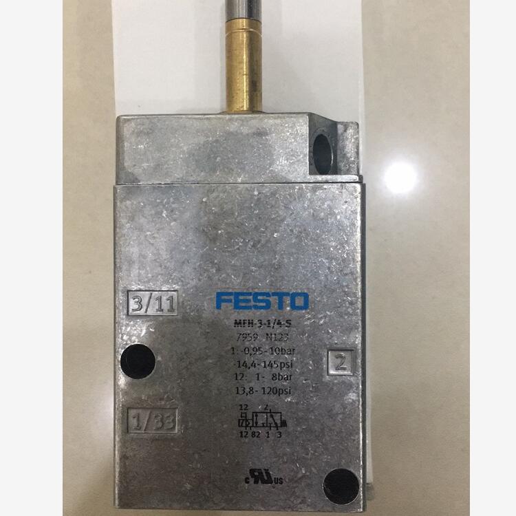 费斯托气控阀使用环境MFH-3-1/4-S
