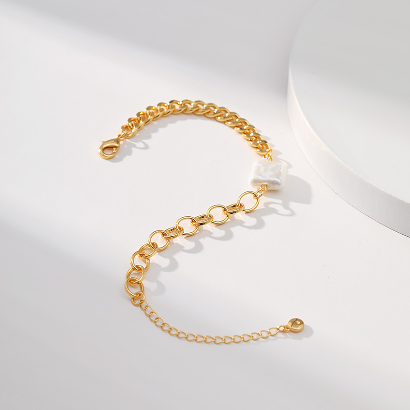 Simple Style Geometric Copper Plating Bracelets 1 Piece