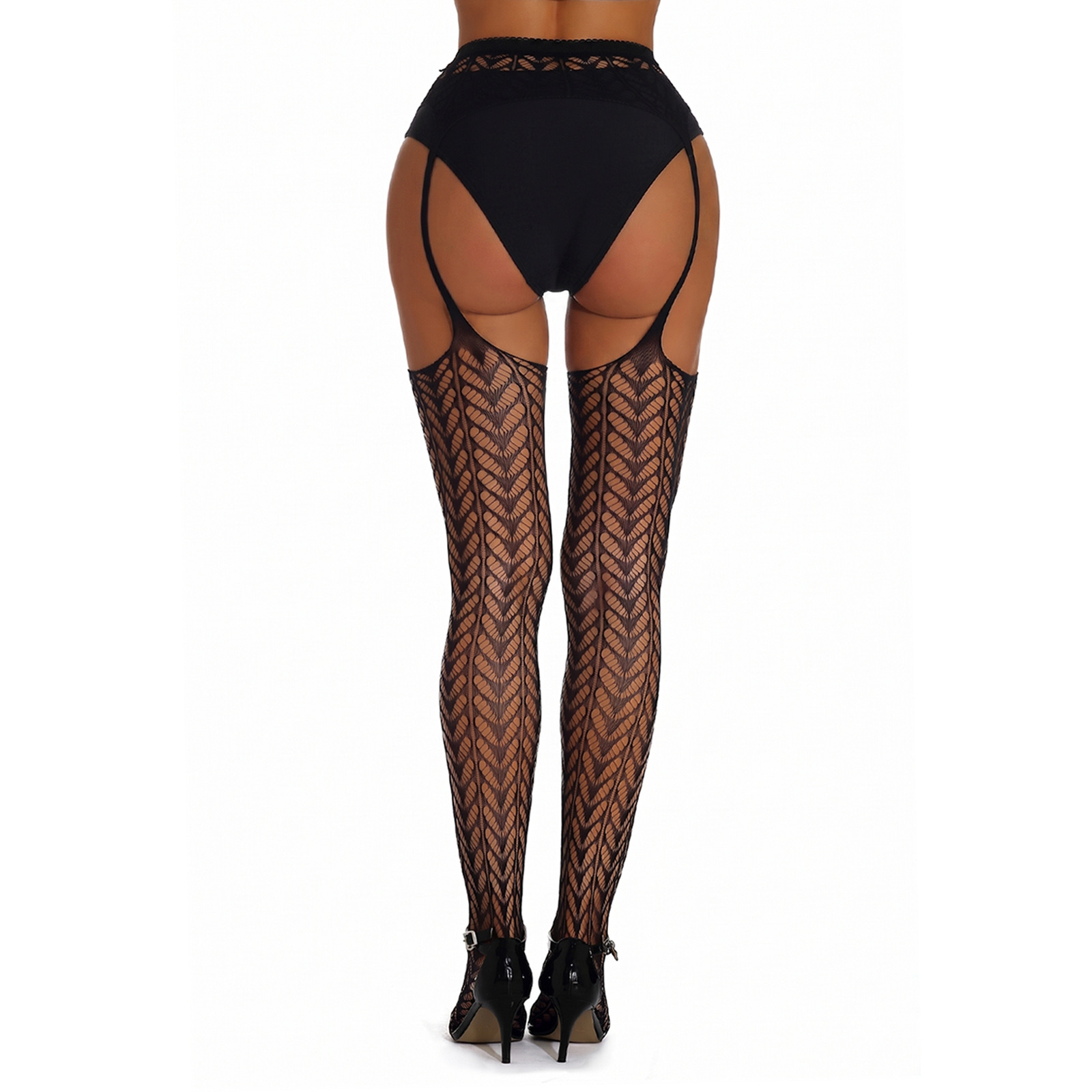 Amazon damas una sola sola calcetines coqueteante sexy calcetines abiertas entrepierna libre de hueco calcetines en stock