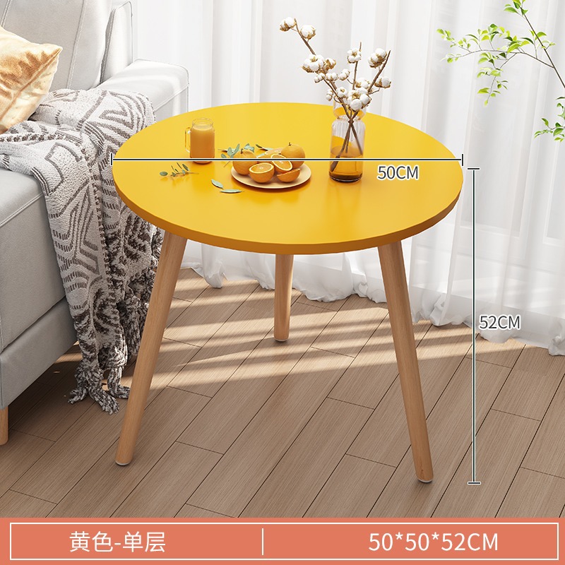 Mesa pequeña mesa de té sala de estar doméstica nórdica sofá lado dormitorio moderno simple mesa de té sala de alquiler mesa de té