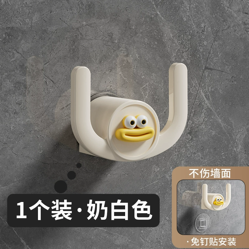 Bathroom slipper rack without punching holes, bathroom hanging shoe storage artifact, home wall slipper rack drain hook