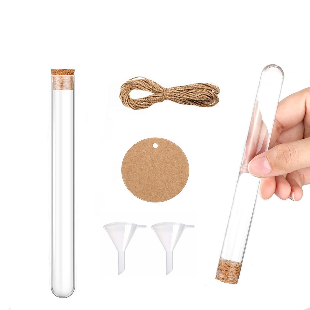 试管配木塞15*150组合套玻璃试管带配塞