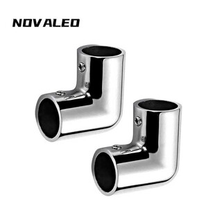 316 stainless steel marine elbow 22/25mm ship pipe sleeve fittings 90 degree right angle two-way yacht pipe joint