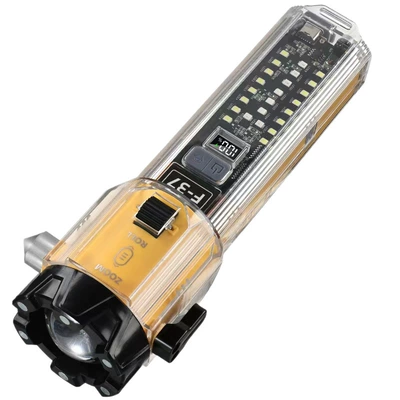 Laser Flashlight with Hammer, Qəza çəkici