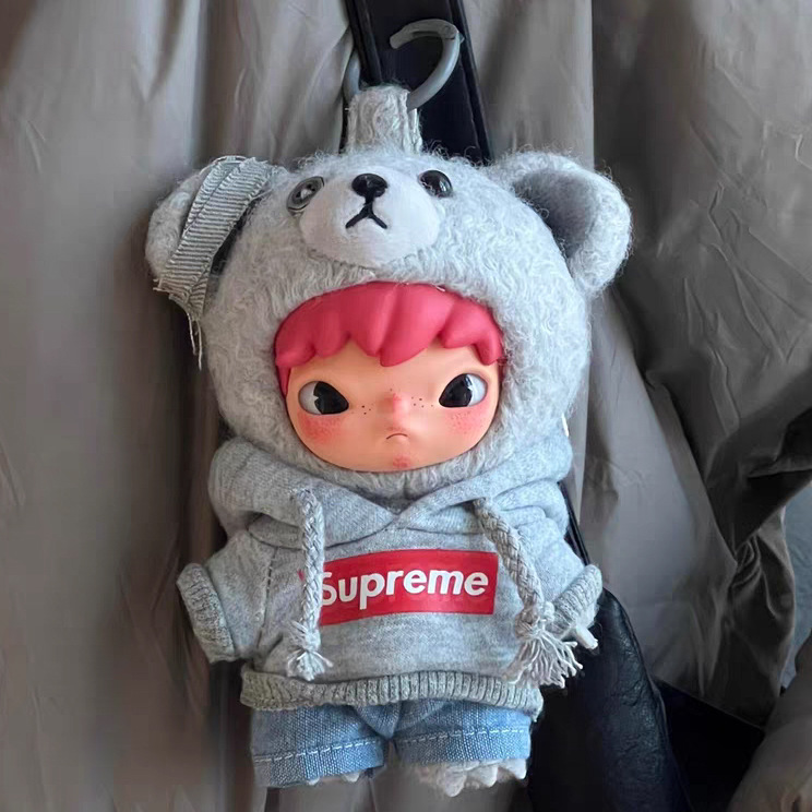 Only Clothes] Labubu Highway Diary Doll Clothes Blind Box Labubu Keychain Replacement Clothes
