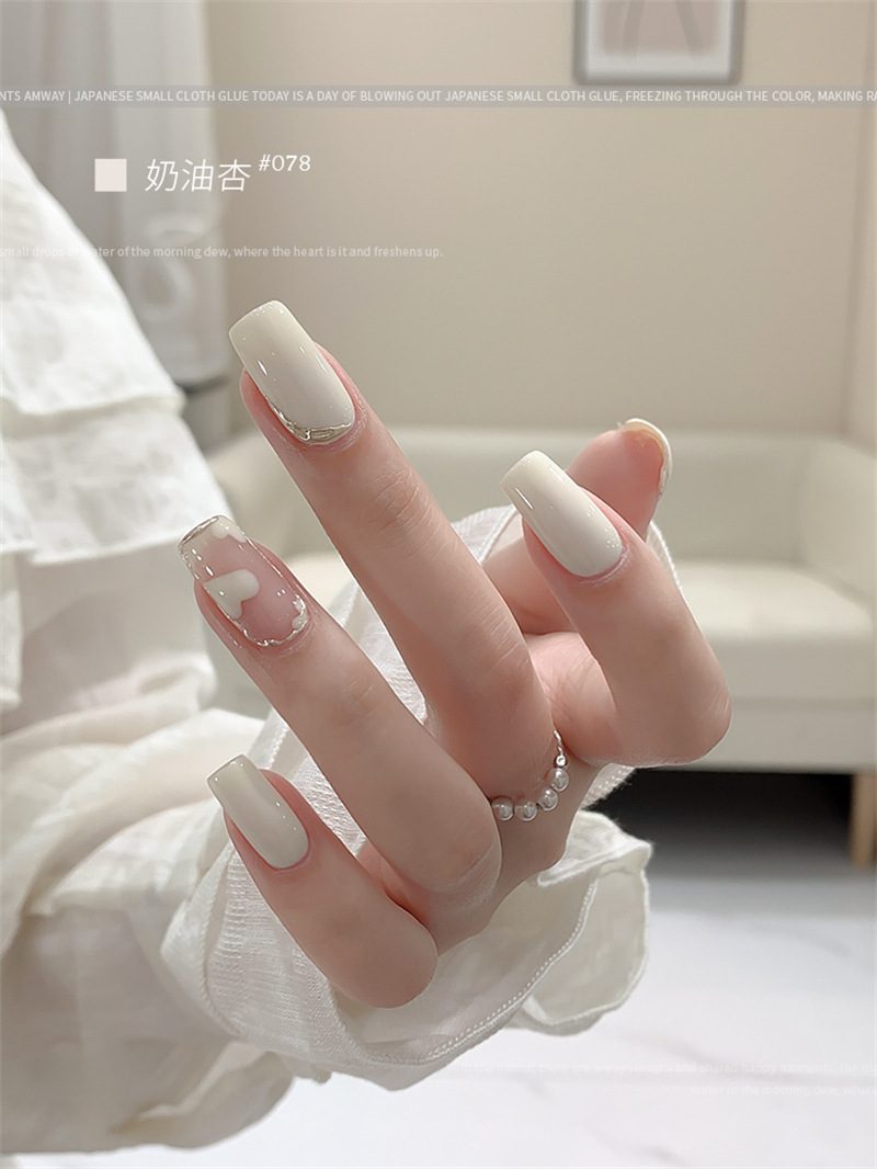 KaSi fototerapia Esmalte de uñas pegamento 2023 nueva primavera y el verano popular blanco lechoso nude rojo cereza salón especial