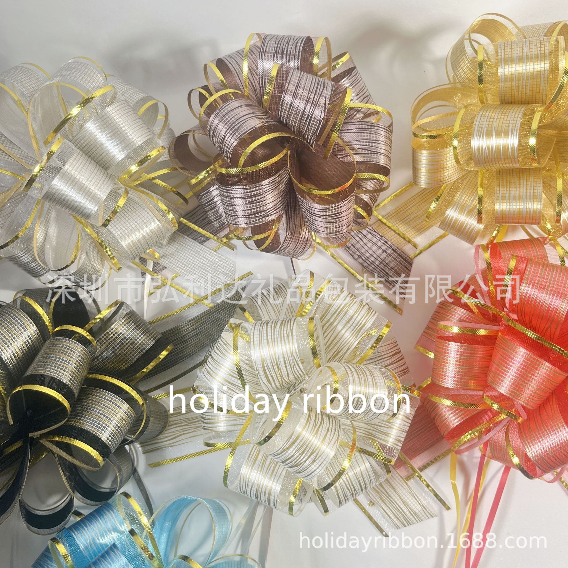 Nuevos materiales de embalaje de flores de bodas de impresión de PP de tamaño grande flores de bolas de arco de flores de mano al por mayor