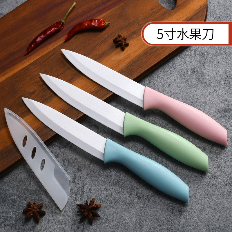 Factoria directa cuchillo de cerámica de cocina cuchillo de frutas cuchillo de fruta doméstico cuchillo de corte de sandía cuchillo de cuchillo de piel