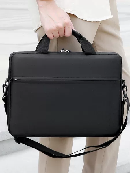 Cross-border Laptop Bag Crossbody Commuter Business Briefcase Conference Bag Men's and Women's Shoulder Lightweight Fashion