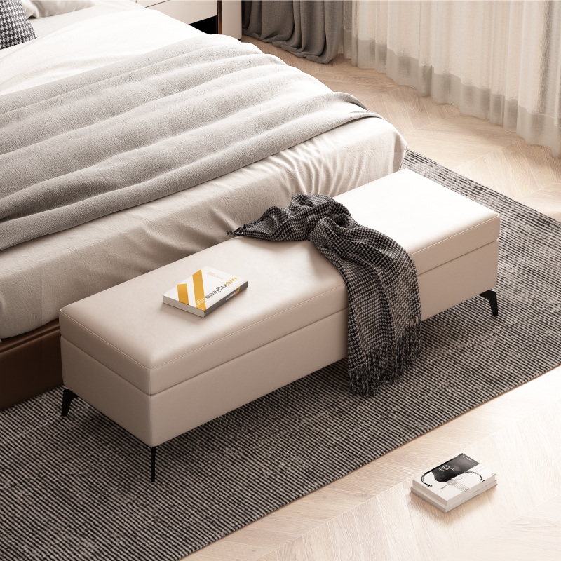 Bed stool changing shoe storage storage sofa foot pedal living room…