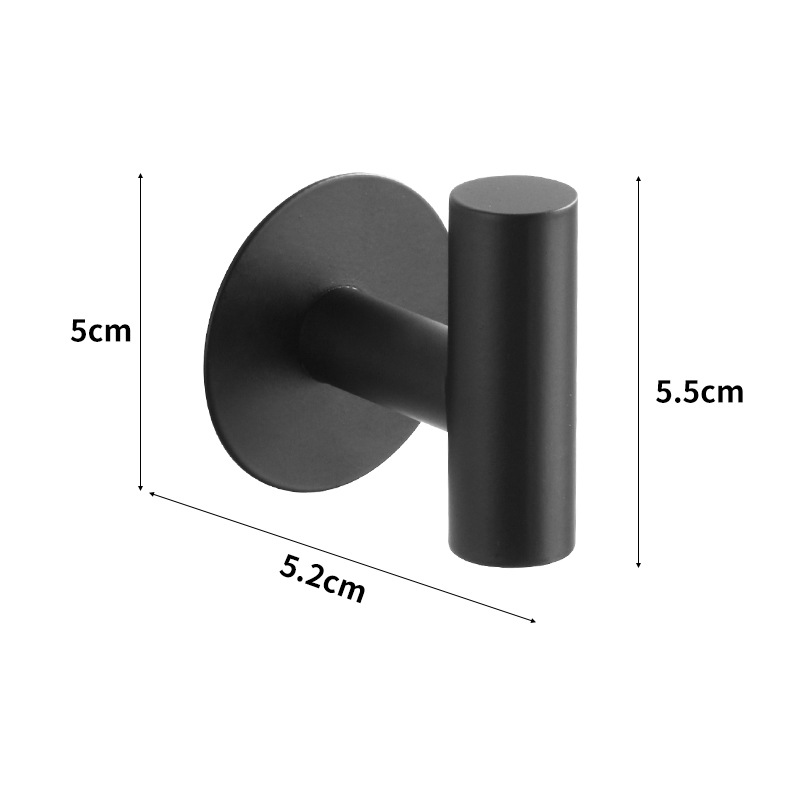 Colgante de acero inoxidable conjunto de baño hogar vida sin rastro pared tipo toalla de almacenamiento de toallas de gancho