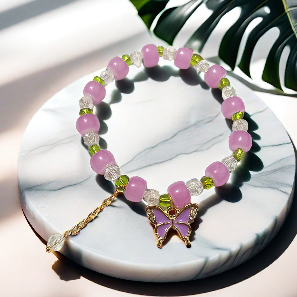 Pulsera de Lirio de los Valles Súper Hada, Promoción Especial 2025, para Mujer, Fresca y Única, Sensación de Alta Gama, Regalo de Pulsera con Cuentas para Mejor Amiga Estudiantil