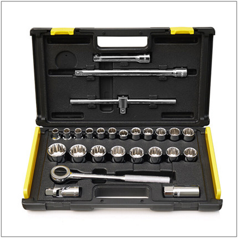 STANLEY STANLEY 멀티 피스 세트 시리즈 메트릭 렌치 소켓 배치 헤드 자동 수리 도구 세트