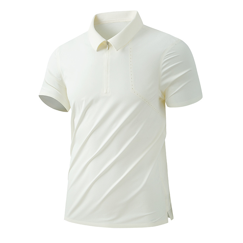 Playera Polo de Manga Corta de Nylon, De Secado Rápido, Transpiración, Sensación Fría image 14