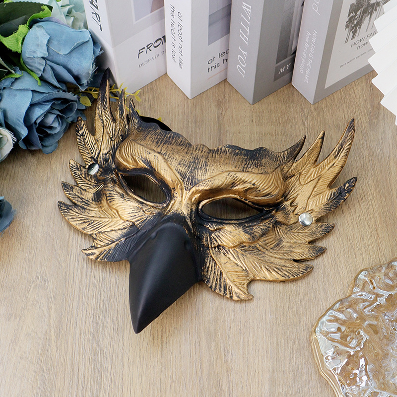Amazon TK máscaras de Halloween máscaras de halloween máscaras de águila máscaras de baile de maquillaje props de espectáculo decoración de carnaval