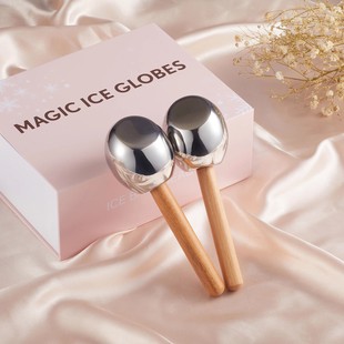 Relieve Eye Fatigue, Beauty Massager, Stainless Steel Ice Hammer, Cold Compress and Hot Compress Device, Skin Lifting and Skin Care Artifact, Ice Ball