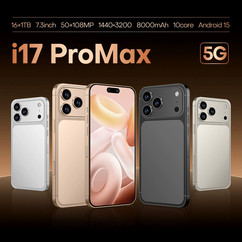 Смартфон i17proMax — MTK6753, 4G, 3 ГБ + 64 ГБ, 6,73-дюймовый Incell дисплей