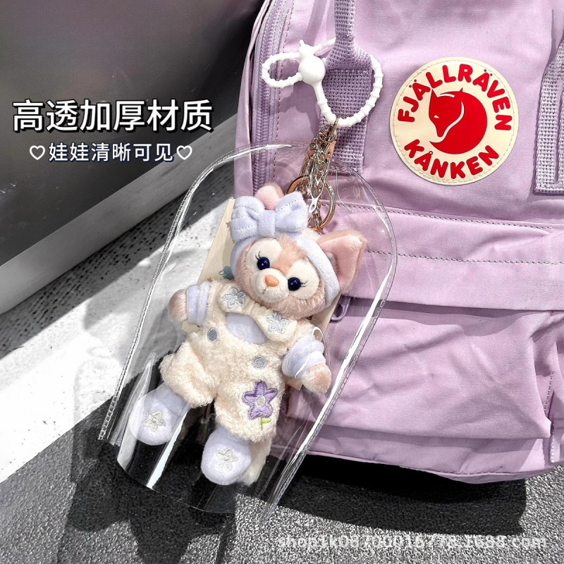 人形ストラップ保護カバー玲娜貝児星黛露キーホルダーバッグ防塵袋人形人形人形人形透明|undefined