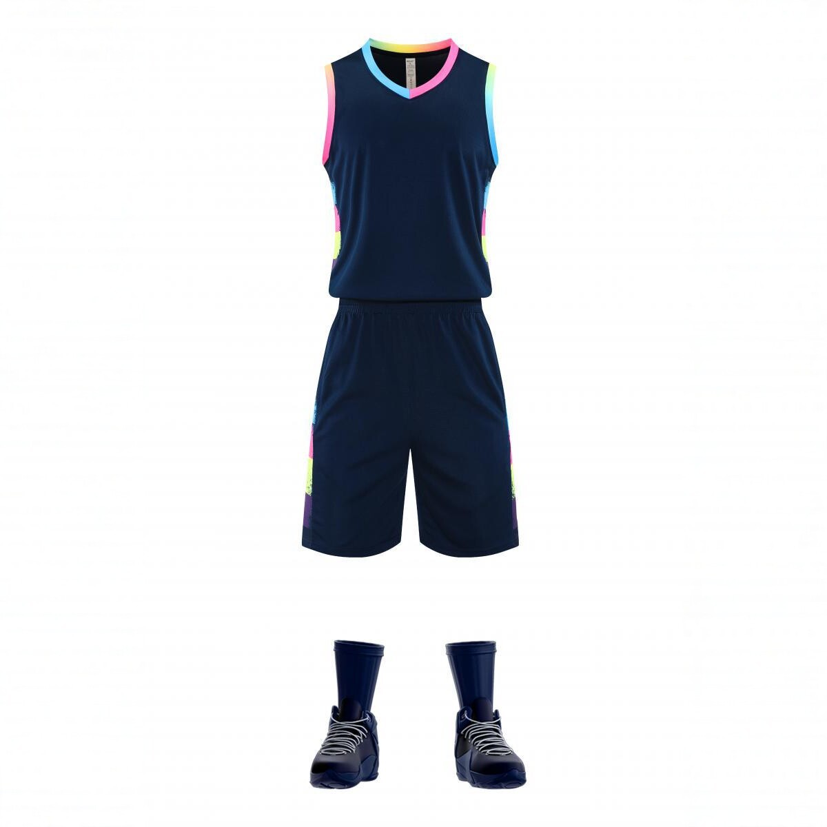 traje de baloncesto americano seco rápido transpirable niño entrenamiento de adultos uniformes de equipo con logotipo de impresión