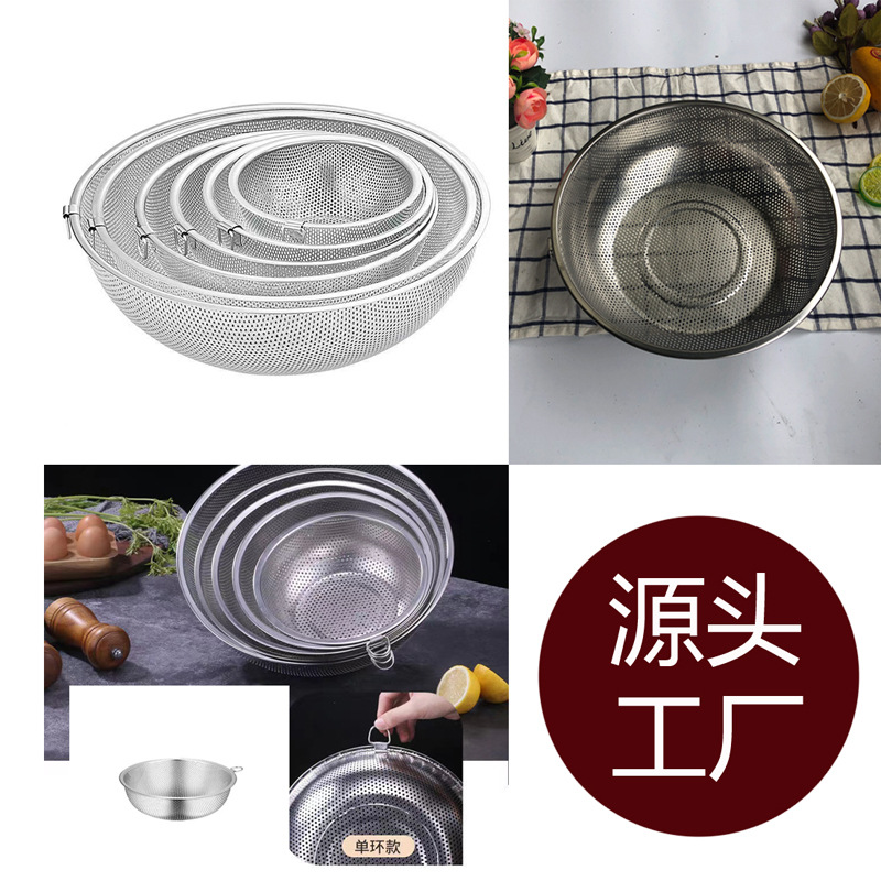 Cesta de fruta cuadrada de acero inoxidable puro plato de fruta de cocina de acero inoxidable cuenca de fruta cesta de lavado de vegetales cesta de drenaje cesta de colador