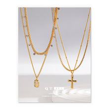 ԭ��С����Ƹ߼���ͭ��18K��˫�����ʮ�ּ��ʯ����Ů����С��